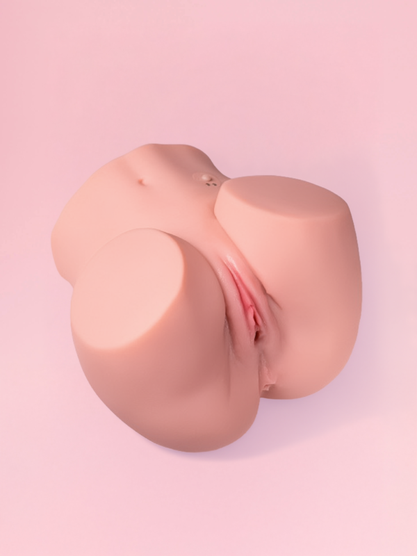 Olga - Masturbator Realist Dual Vaginal și Anal cu Vibrații