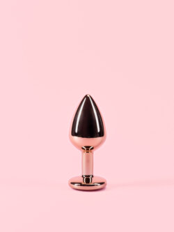 Dop Anal din Metal Rose Gold cu Piatra thumbnail image