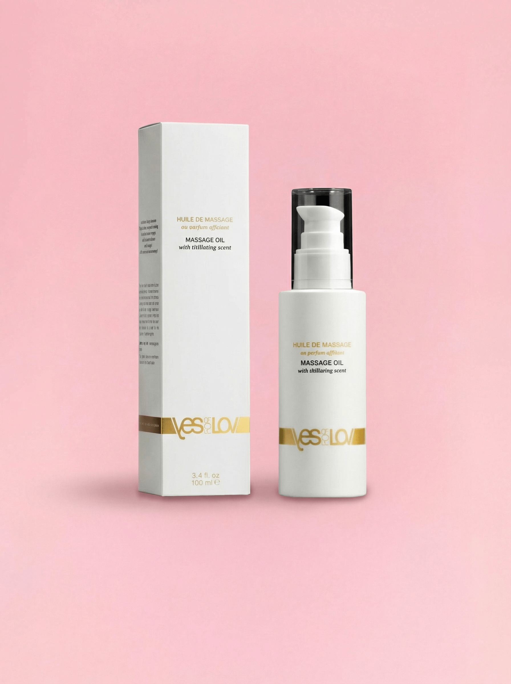 YESforLOV - Ulei de Masaj Stimulant cu Migdale 100ml image 1