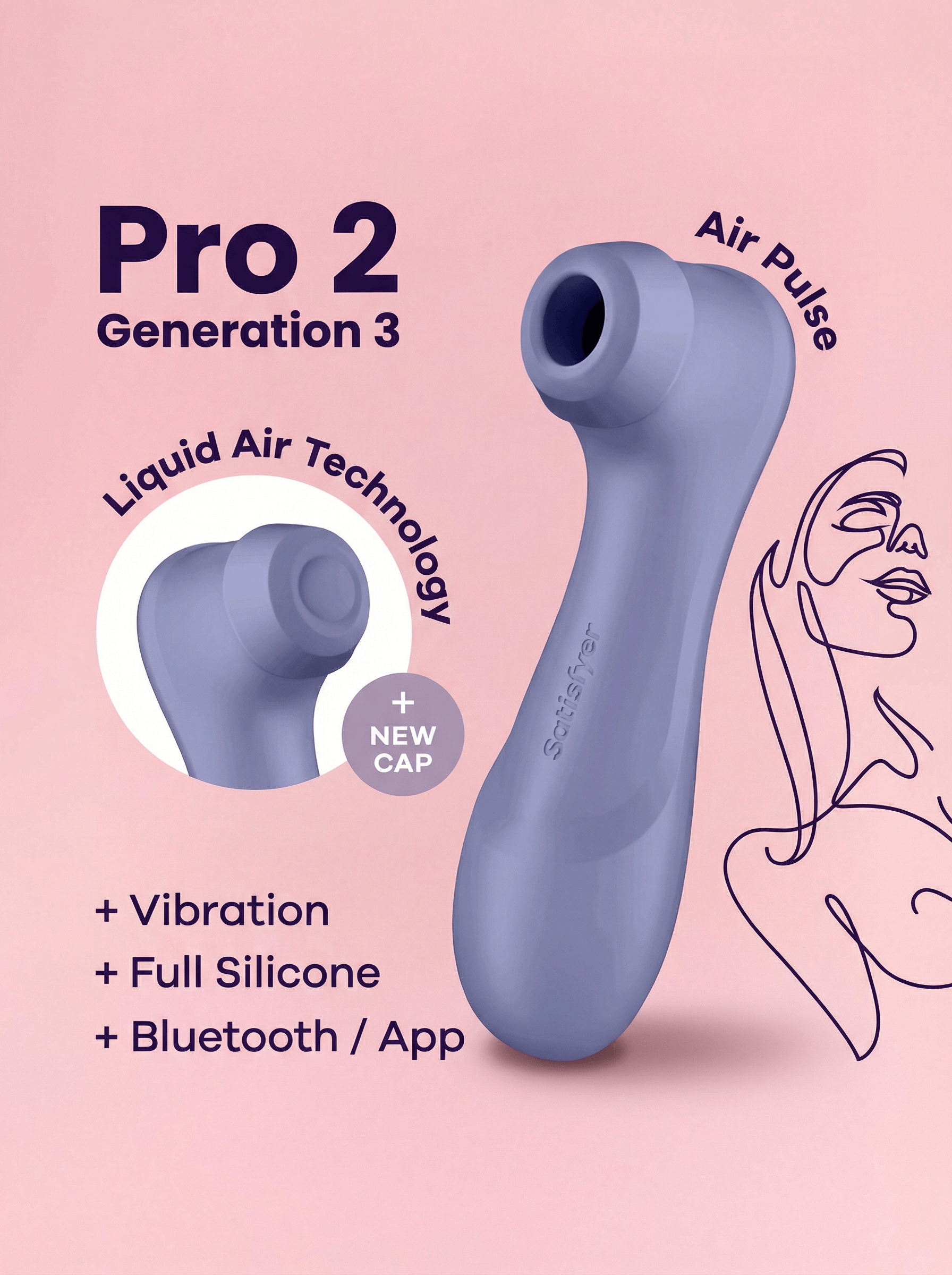 Satisfyer Pro 2 Gen 3 - Vibrator cu Sucțiune și Aplicație image 3