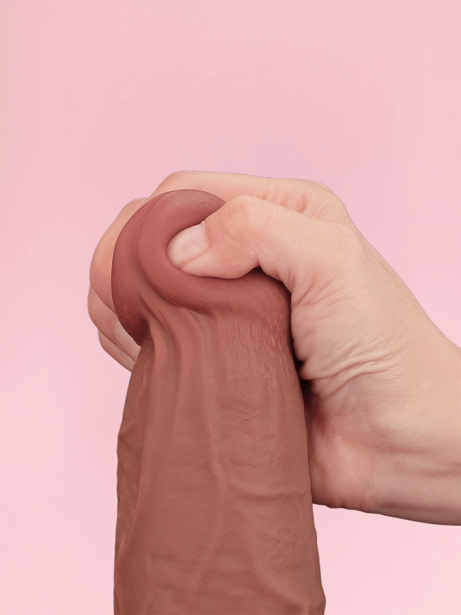 Dildo Realist XXL cu Piele Glisantă și Ventuză 34 cm image 3