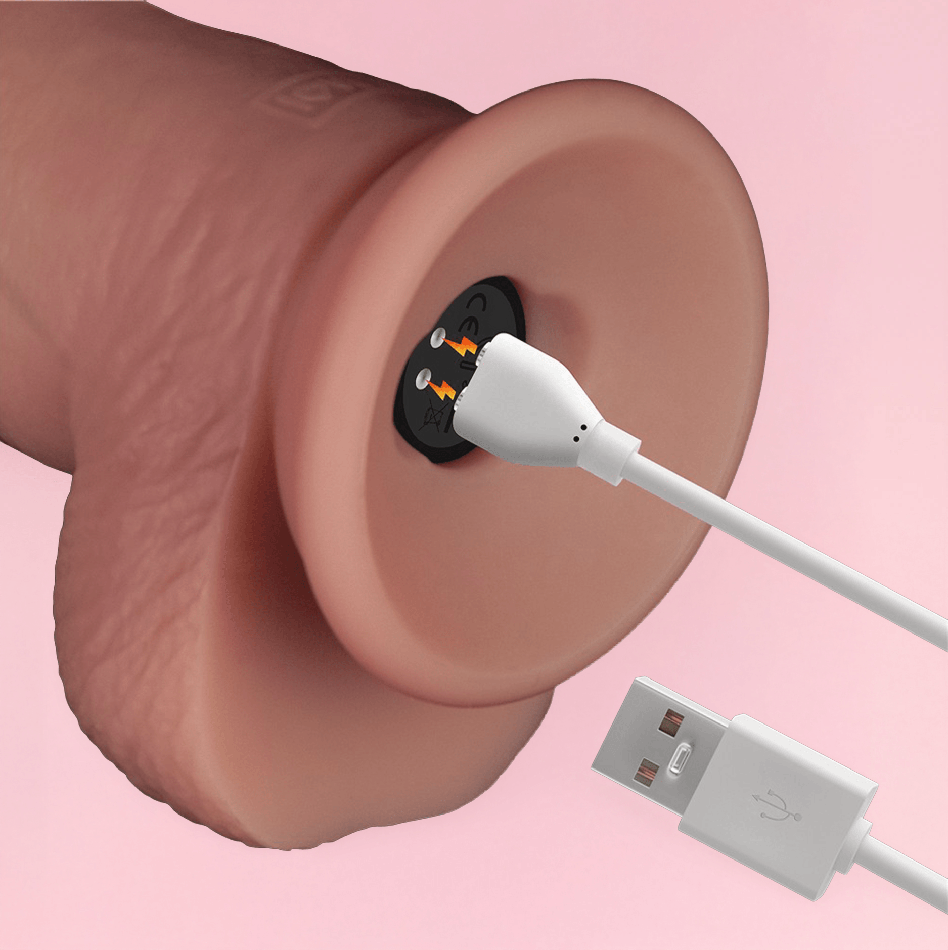 Fredy - Dildo Vibrator cu Piele Glisantă și Telecomandă 21 cm image 7