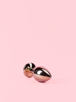 Golden Butt Plug cu Diamant image 2