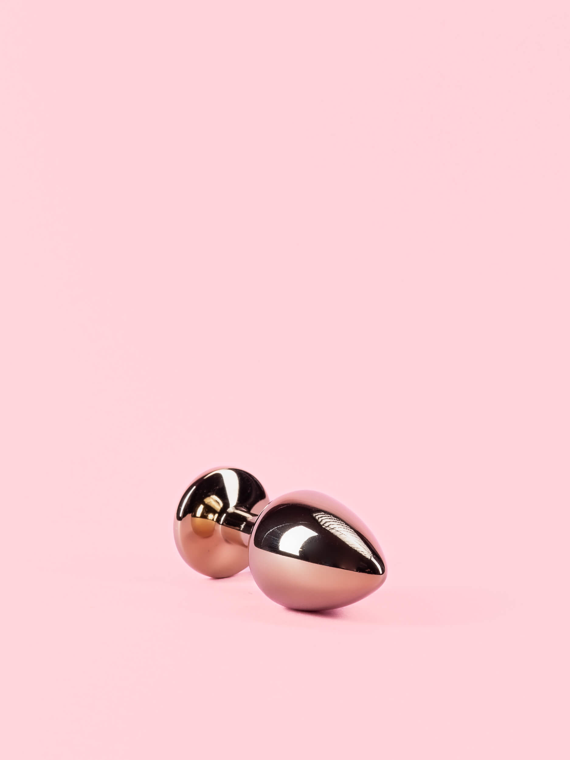 Golden Butt Plug cu Diamant image 2