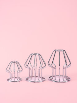 Butt Plug Gol din Metal Tip Cusca 3 Marimi image 3