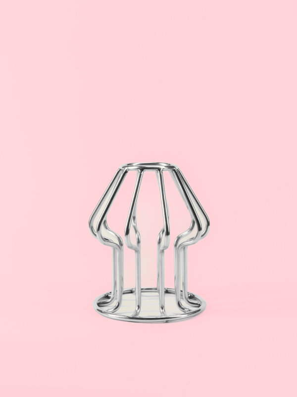 Butt Plug Gol din Metal Tip Cusca 3 Marimi