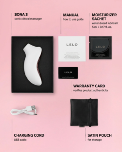 LELO SONA 3 - Vibrator Premium cu Sucțiune și Aplicație image 4