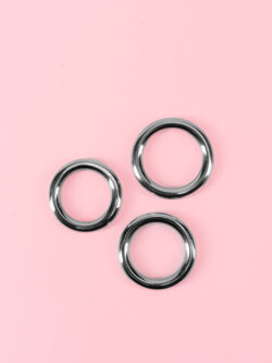 Inel Penis din Metal Argintiu - 3 Mărimi image 4