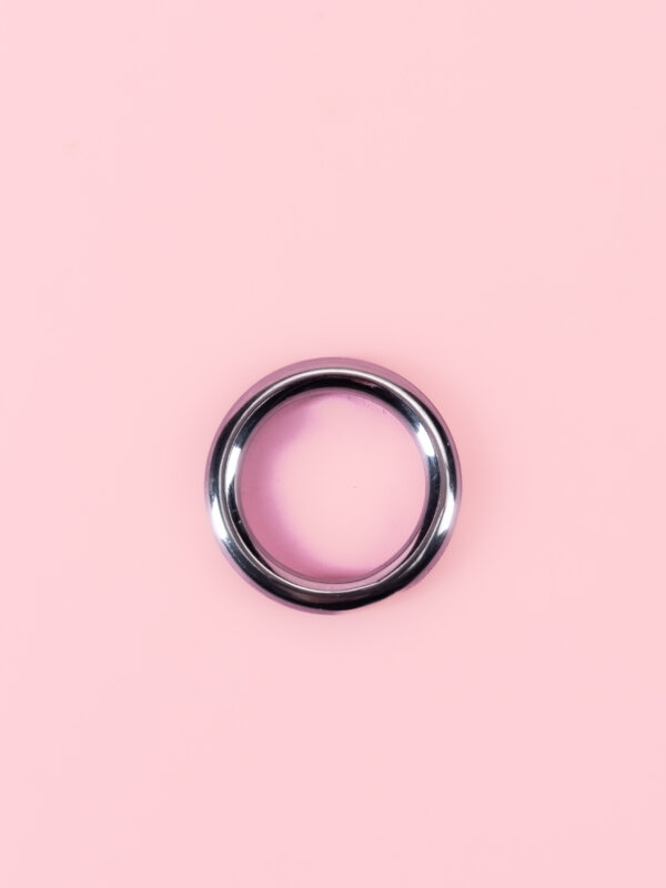 Inel Penis din Metal Argintiu - 3 Mărimi