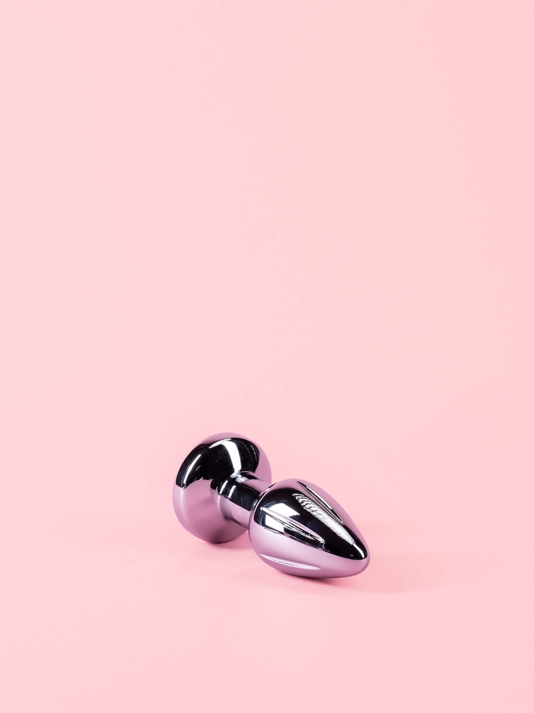 Dop Anal din Metal cu Vibrație, LED și Telecomandă - S image 4