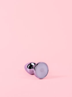 Dop Anal din Metal cu Vibrație, LED și Telecomandă - S image 3