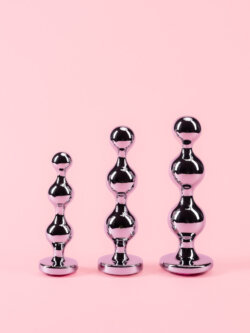 Dop Anal cu Bile din Metal - 3 Mărimi image 6