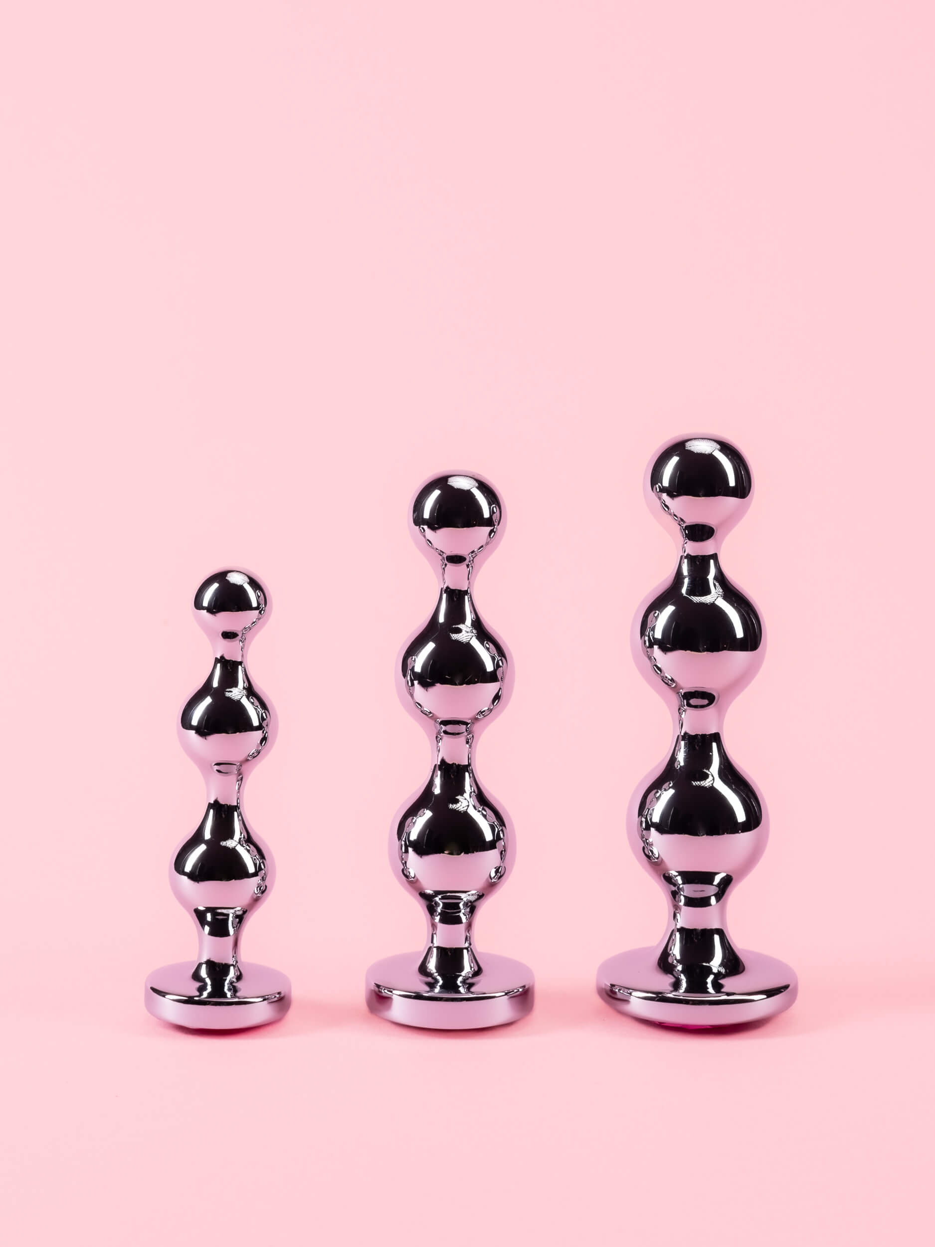 Dop Anal cu Bile din Metal - 3 Mărimi image 6