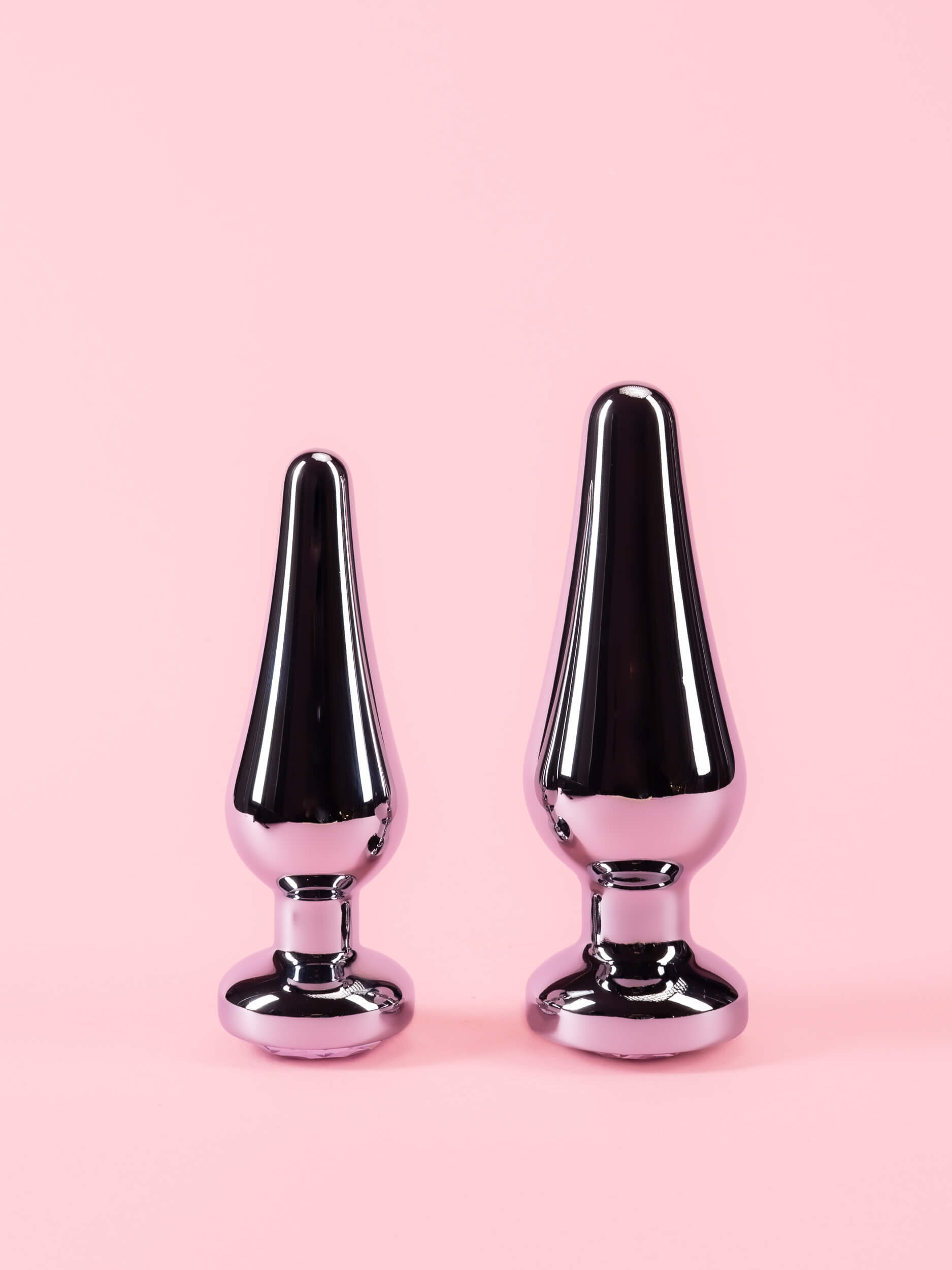 Dop Anal Conic din Metal Greu cu Piatra image 4