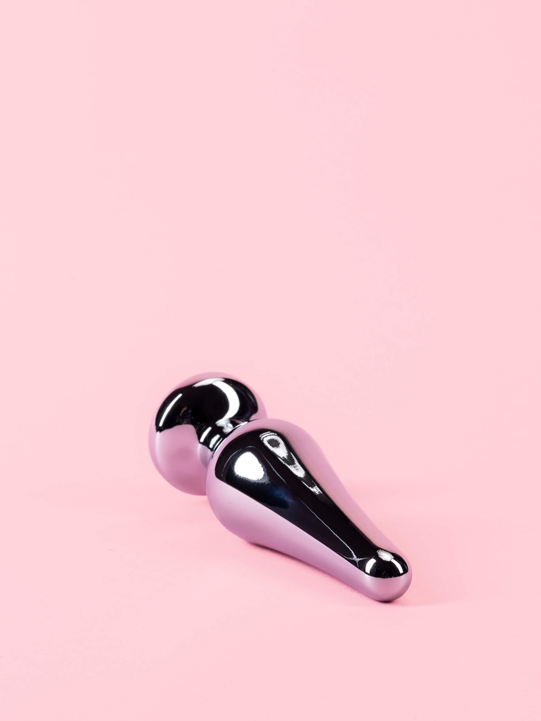 Dop Anal Conic din Metal Greu cu Piatra image 2