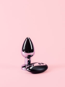 Butt Plug Vibrator din Metal cu Telecomandă - 3 Mărimi thumbnail image