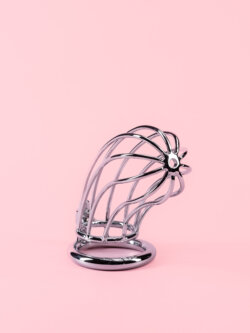 Cușcă de Castitate din Metal cu Lacăt thumbnail image