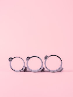 Cușcă de Castitate din Metal cu Lacăt și Cheie image 8